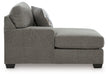 Clarington - LAF Corner Chaise - Greystone - Simple Home Plus