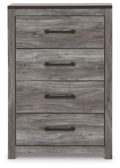 Bronyan - Dark Gray - Four Drawer Chest - Simple Home Plus