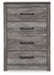 Bronyan - Dark Gray - Four Drawer Chest - Simple Home Plus
