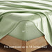 Satin - 6 Piece Queen Luxury Sheet Set - Sage - Simple Home Plus