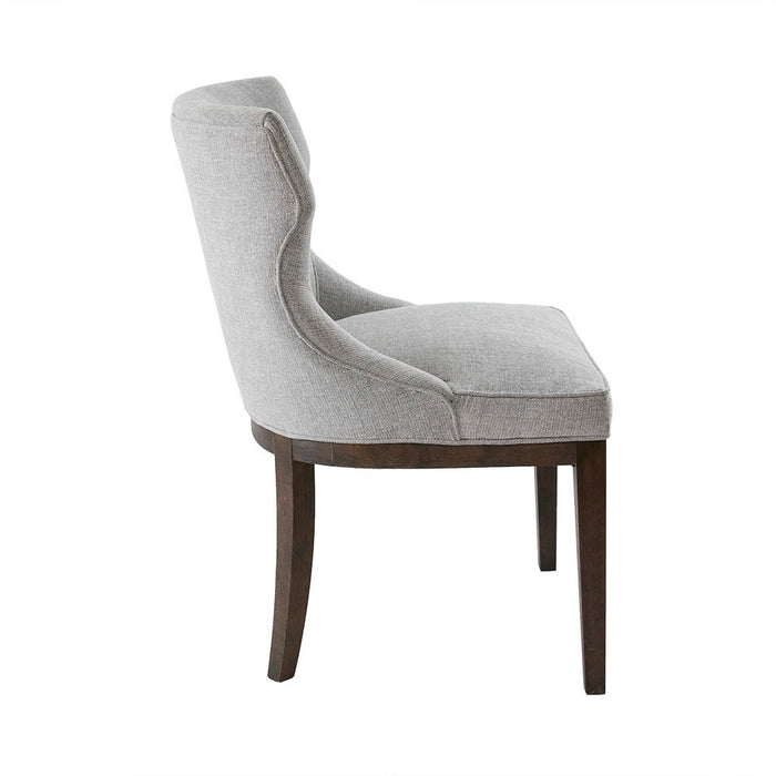 Hutton - Dining Side Chair (Set of 2) - Gray - Simple Home Plus