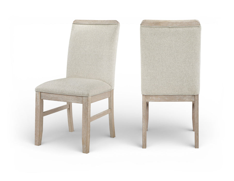 Ananda - Fabric Upholstered Dining Chair (Set of 2) - Simple Home Plus