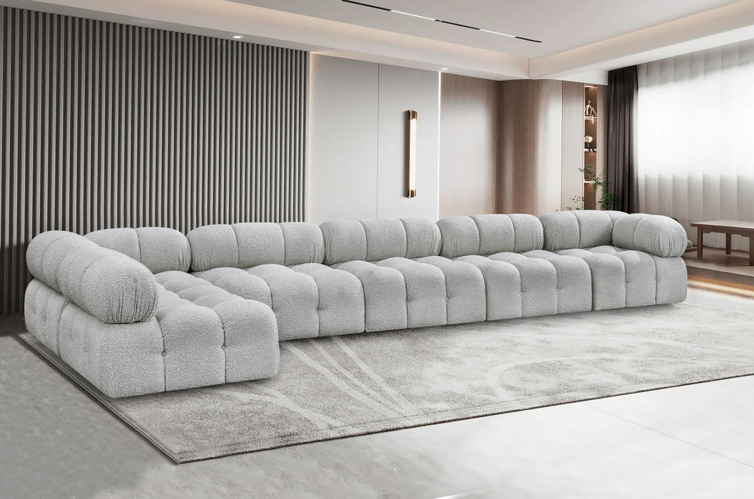 Ames - 6 Piece Modular L-Shaped Sectional - Simple Home Plus