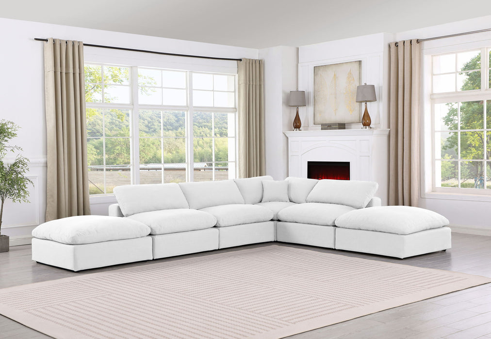 Comfy - 6 Piece Linen Modular Sectional - Simple Home Plus