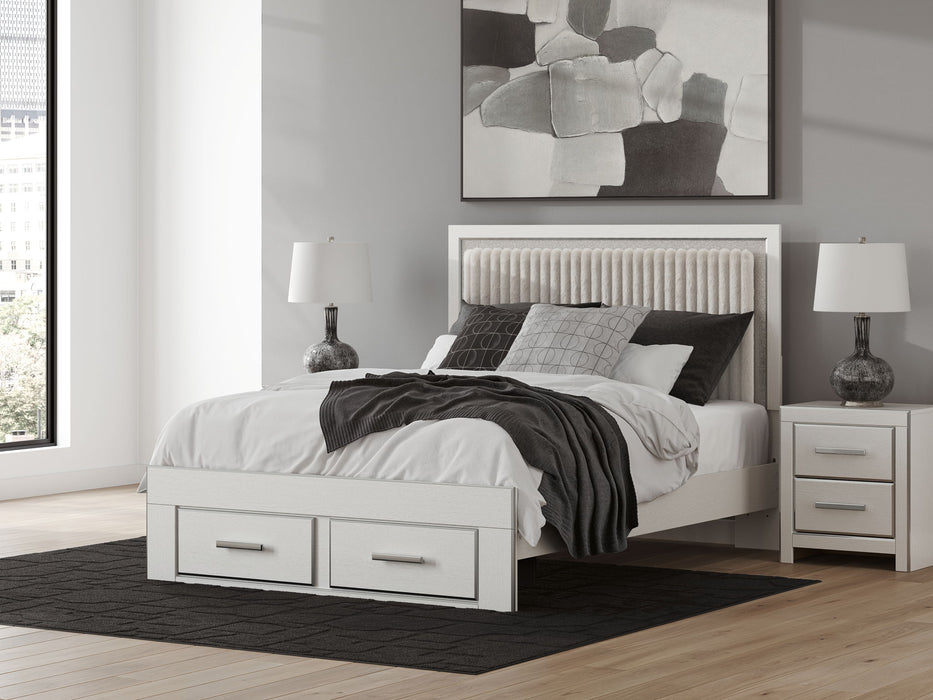 Zuraleus - Upholstered Panel Platform Storage Bed - Simple Home Plus