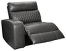 Samperstone - LAF Zero Wall Power Recliner - Gray - Simple Home Plus