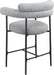 Blake - Counter Stool With Black Base (Set of 2) - Simple Home Plus
