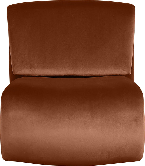 Nouveau - Velvet Accent Chair - Simple Home Plus