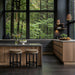 Monette - Counter Stool With Black Base - Simple Home Plus