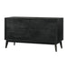 Petra - 6 Drawer Wood Dresser - Black - Simple Home Plus
