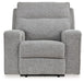 Biscoe - Pewter - Power Recliner /Adj Headrest - Simple Home Plus
