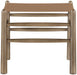 Santos - Faux Leather Upholstered Bench - Walnut Frame - Simple Home Plus
