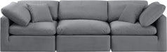 Indulge - Velvet 3 Seat Modular Sofa - Simple Home Plus