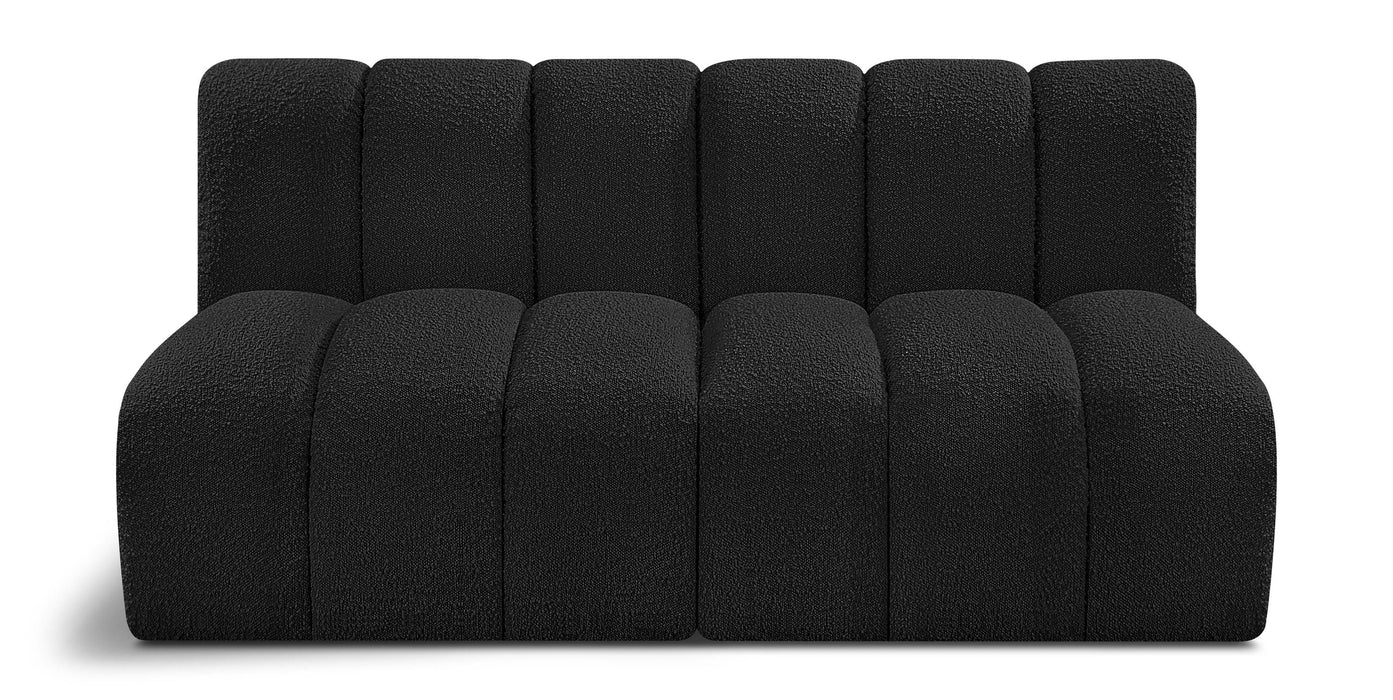 Arc - Boucle Fabric 2 Seats Modular Sofa - Simple Home Plus