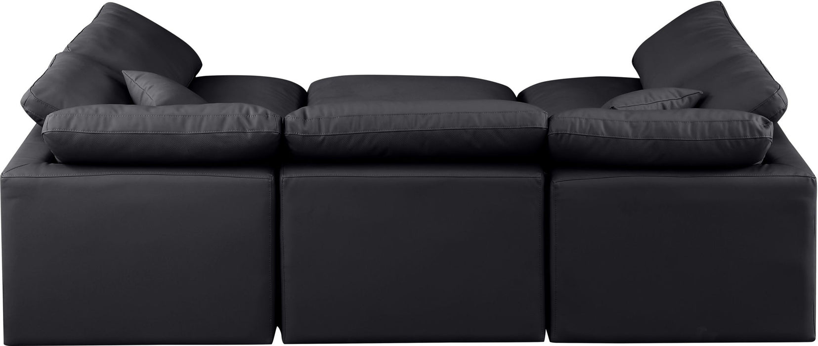 Indulge - Faux Leather 6 Piece Modular Sectional - Simple Home Plus