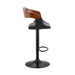 Benson - Adjustable Bar Stool - Walnut Wood - Simple Home Plus