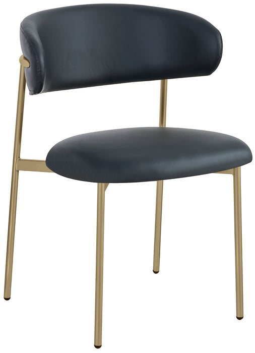 Lupita - Dining Chair With Brushed Gold Legs(Set of 2) - Simple Home Plus