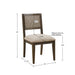 Kelly - Armless Dining Chair (Set of 2) - Brown - Simple Home Plus