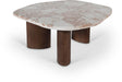 Puglia - Marble Top And Oak Wood Base Table - Simple Home Plus