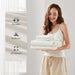 Cotton 144TC - Full Solid Sheet Set - Ivory - Simple Home Plus