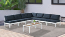 Nizuc - Outdoor Patio 7 Piece Modular Sectional With White Frame - Simple Home Plus