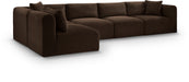 Shaggy - 5 Piece Modular Sectional - Simple Home Plus
