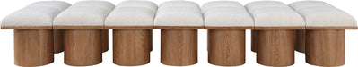 Pavilion - 14 Piece Modular Bench With Brown Base - Simple Home Plus