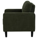 Ruth - Upholstered Track Arm Accent Chair - Simple Home Plus