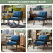 Rocket - Lounge - Blue / Pecan - Simple Home Plus