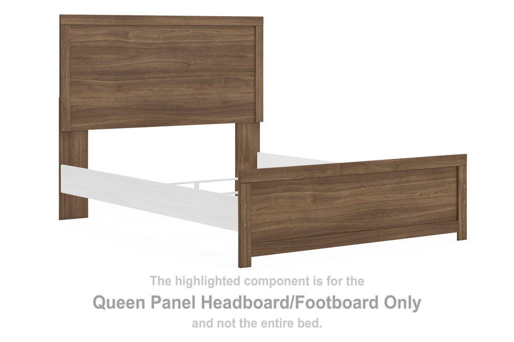 Broachmyn - Queen Panel Headboard/Footboard - Auburn - Simple Home Plus