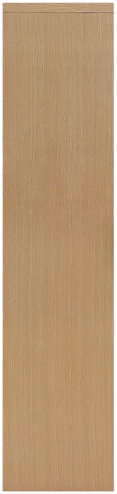 Vana - Solid Wood, Oak Veneer And Stainless Steel Storage Cabinet - Simple Home Plus