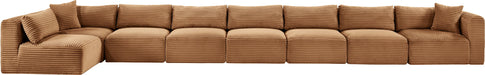 Shaggy - Fabric 8 Piece Modular Sectional - Simple Home Plus