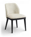 Valeo - Linen Textured Fabric Upholstered Dining Chair (Set of 2) - Painted Black Base - Simple Home Plus
