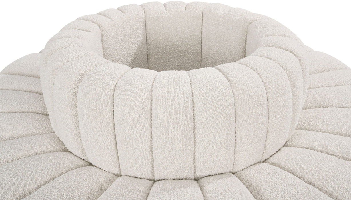 Arc - Boucle Fabric 8 Piece Round Modular Sofa - Simple Home Plus