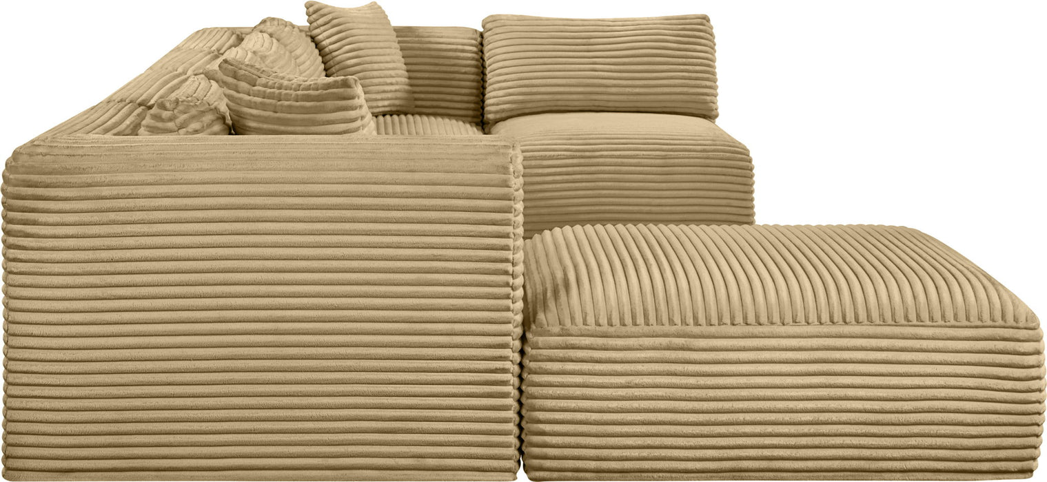 Shaggy - 6 Piece Modular U-Shaped Sectional - Simple Home Plus