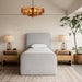 Fira - Linen Textured Fabric Upholstered Bed - Simple Home Plus