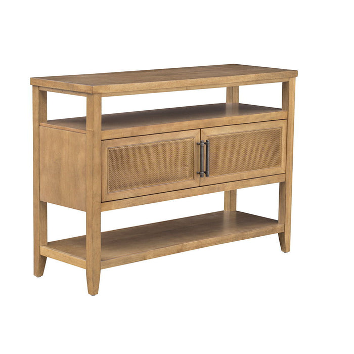 Naomi - 2 Door Storage Console Table - Honey - Simple Home Plus