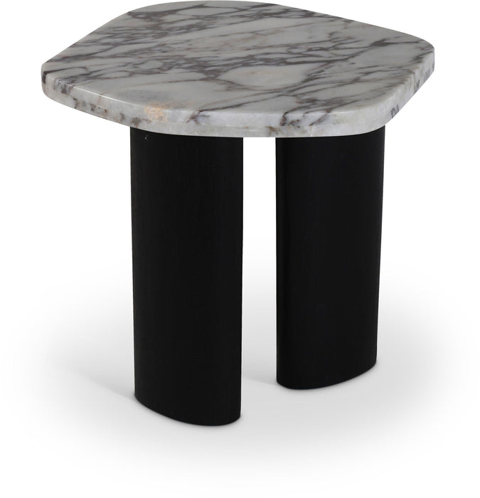 Puglia - Marble Top And Oak Wood Base Table - Simple Home Plus