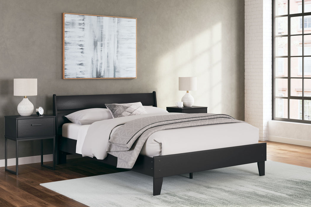 Socalle - Panel Platform Bed - Simple Home Plus