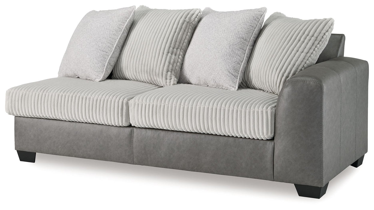 Clairette Court - Raf Sofa - Alloy - Simple Home Plus