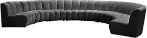 Infinity - 8 Piece Velvet Modular Sectional - Simple Home Plus