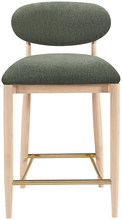 Riccio - Fabric Stool - Natural Frame - Simple Home Plus