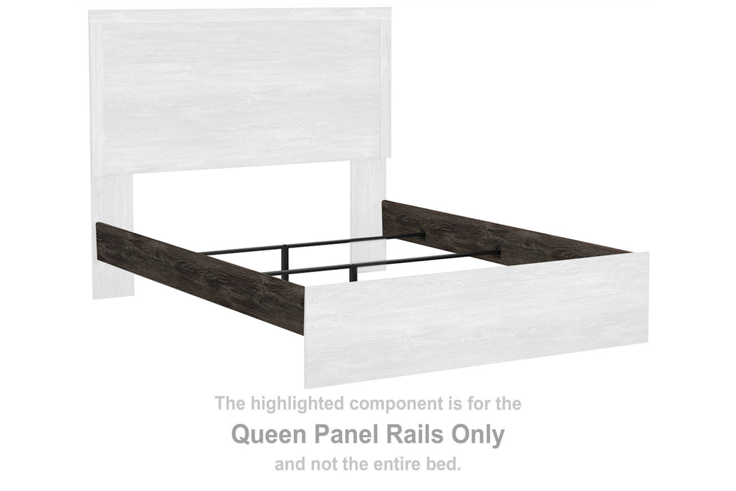 Ralinksi - Queen Panel Rails - Gray - Simple Home Plus