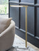 Santiford - Metal Floor Lamp - Gold Finish / White - Simple Home Plus