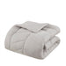 Remy - Quilted Chevron Comforter Set - Gray - Simple Home Plus