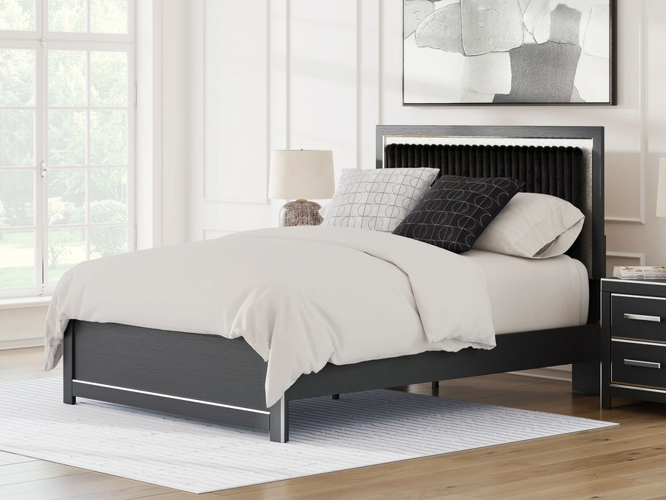 Zuraleus - Upholstered Panel Platform Bed With Roll Slats - Simple Home Plus