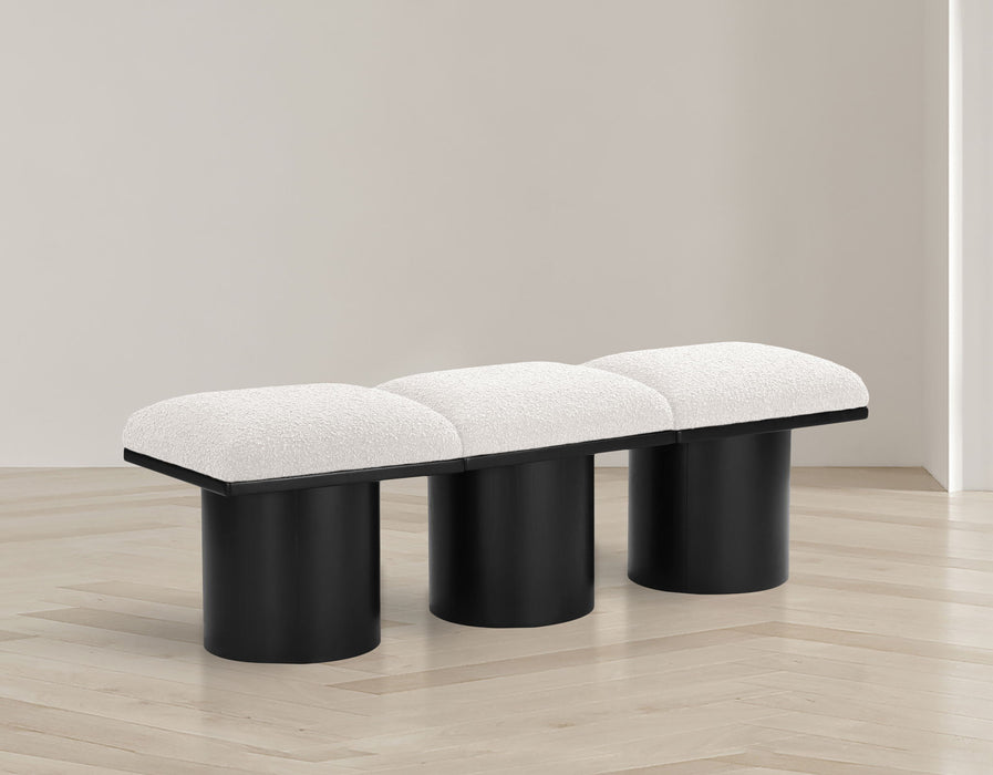 Pavilion - 3 Piece Modular Bench With Black Base - Simple Home Plus