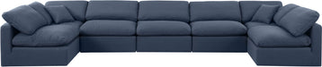 Indulge - Linen 7 Piece Modular U-Shaped Sectional - Simple Home Plus