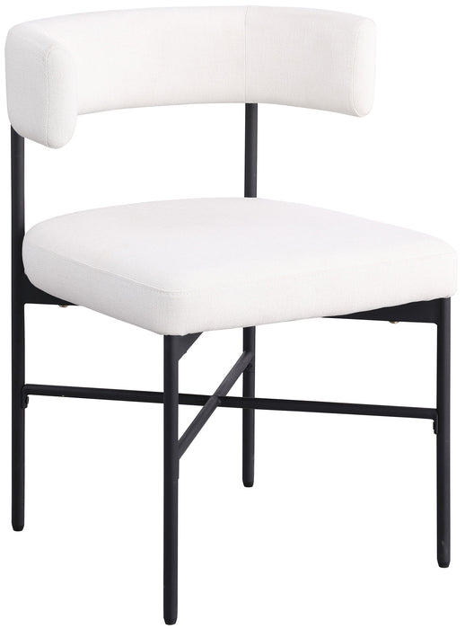 Rivage - Durable Dining Chair With Black Frame (Set of 2) - Simple Home Plus
