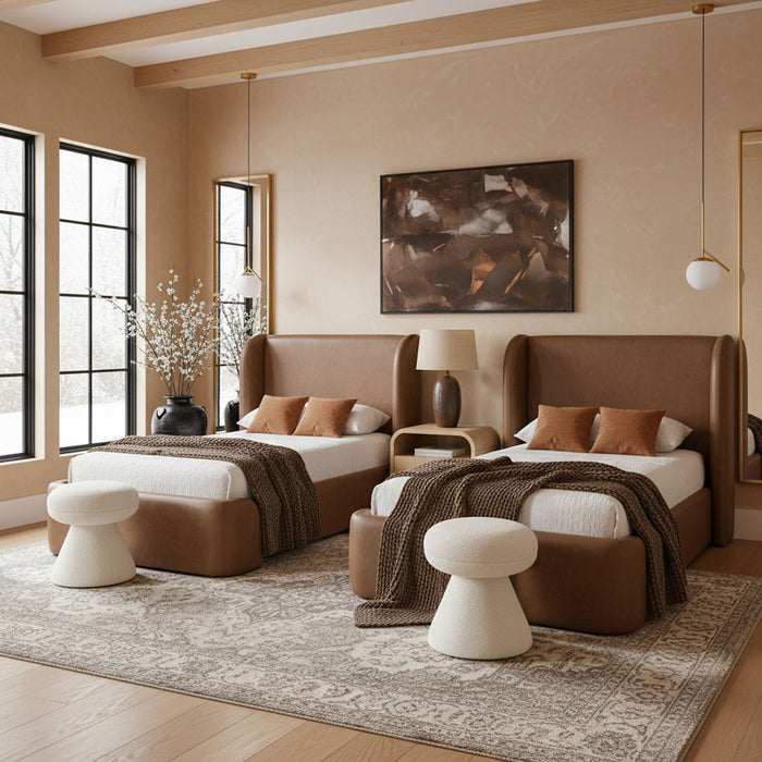 Warby - Upholstered Bed - Simple Home Plus